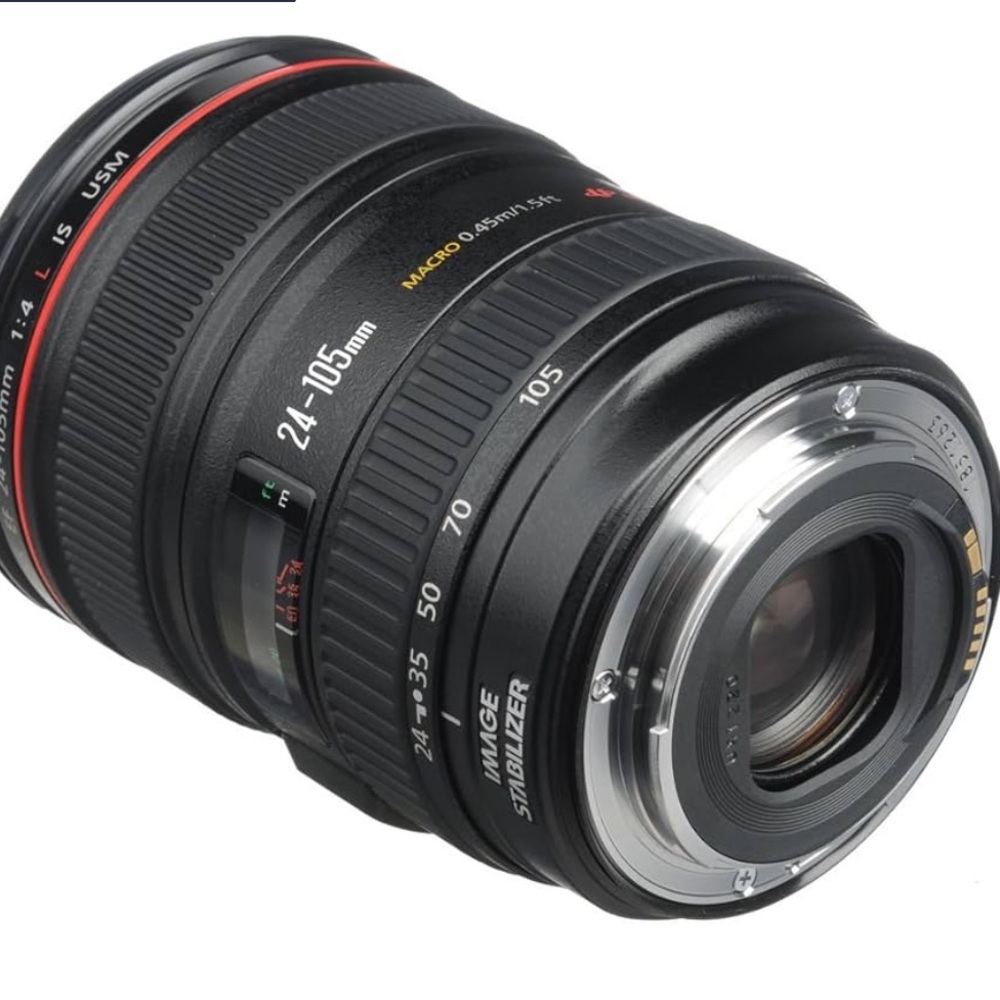 Canon lens 24-105 mm 1:4
L IS USM